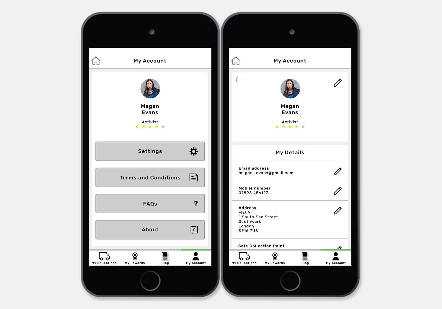 Return App Design Profile