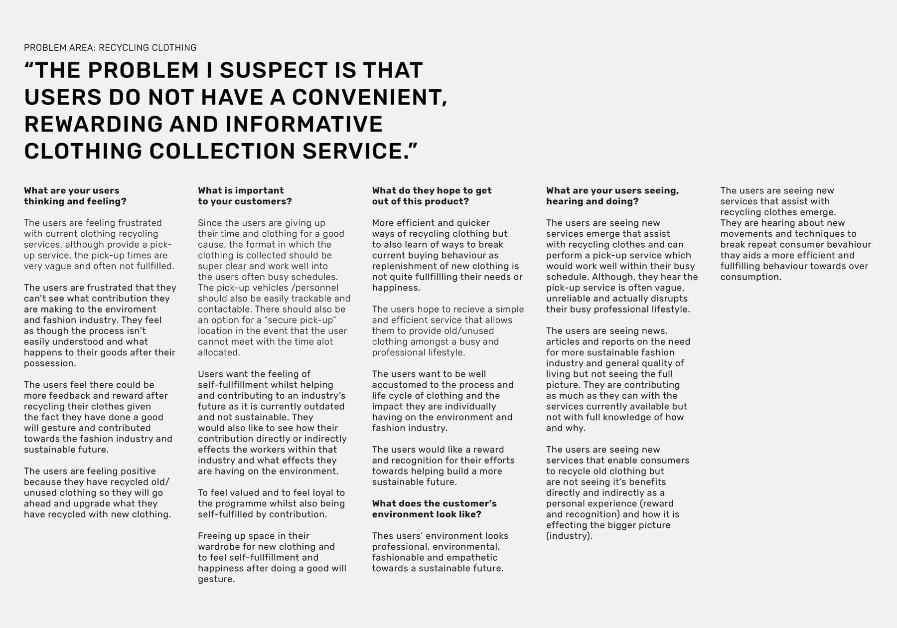 Return App UX Problem Statement