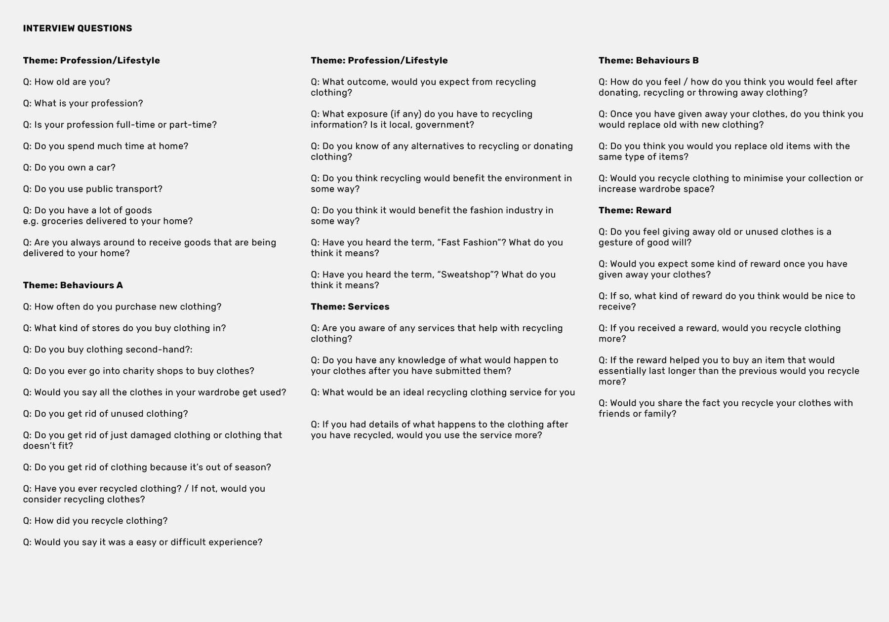 Return App UX User Interviews