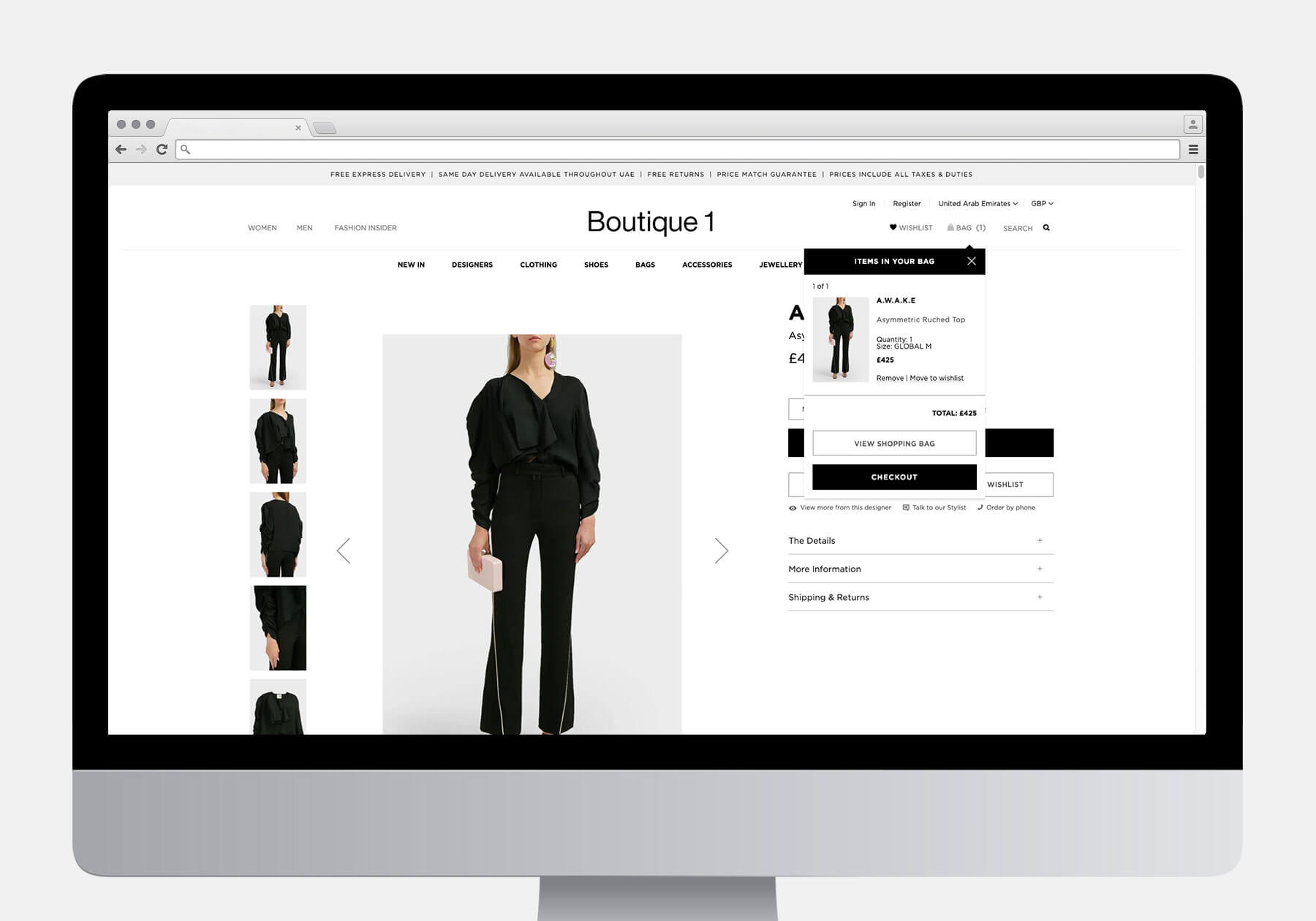 Boutique 1 Design Mini-Bag