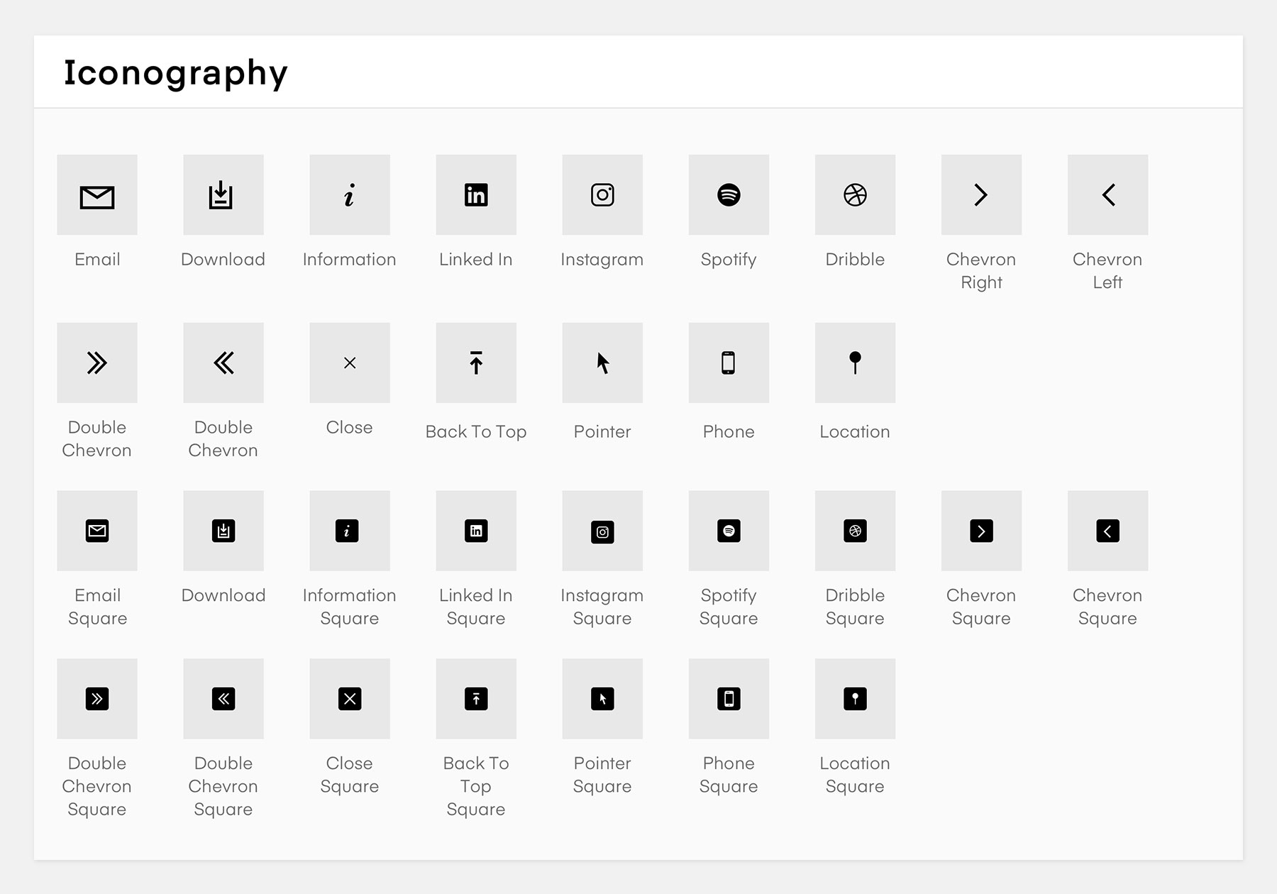 adamdanielbest Design System Iconography