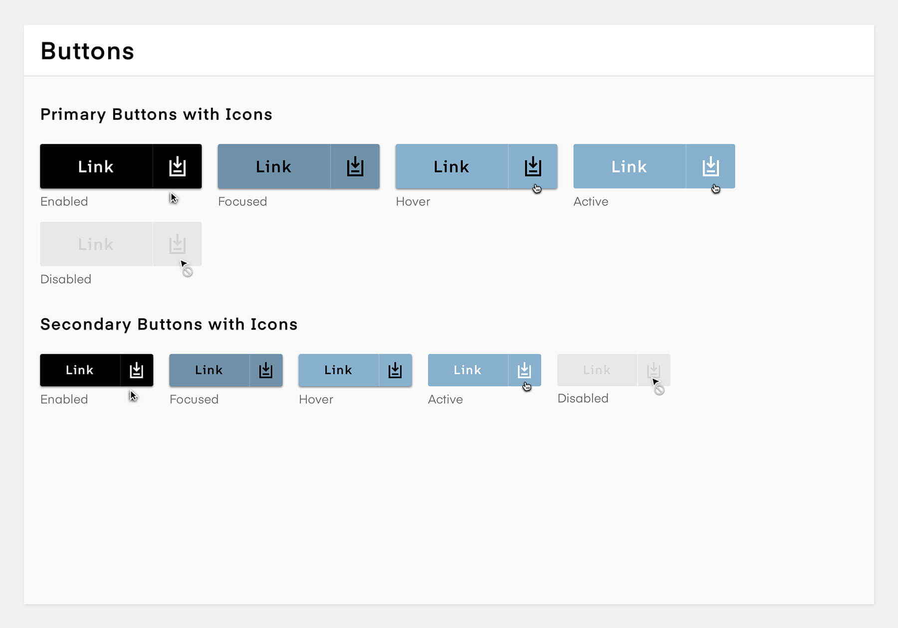 adamdanielbest Design System Button with Icons