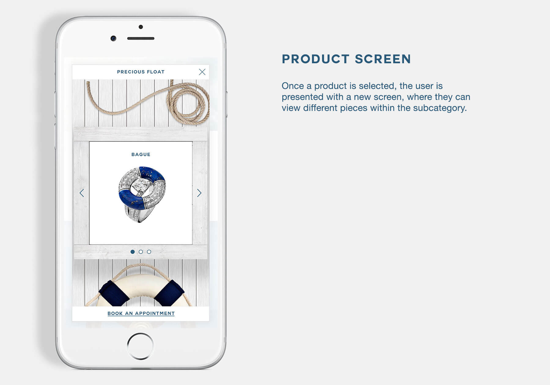 Chanel Bespoke Ad Product Screen