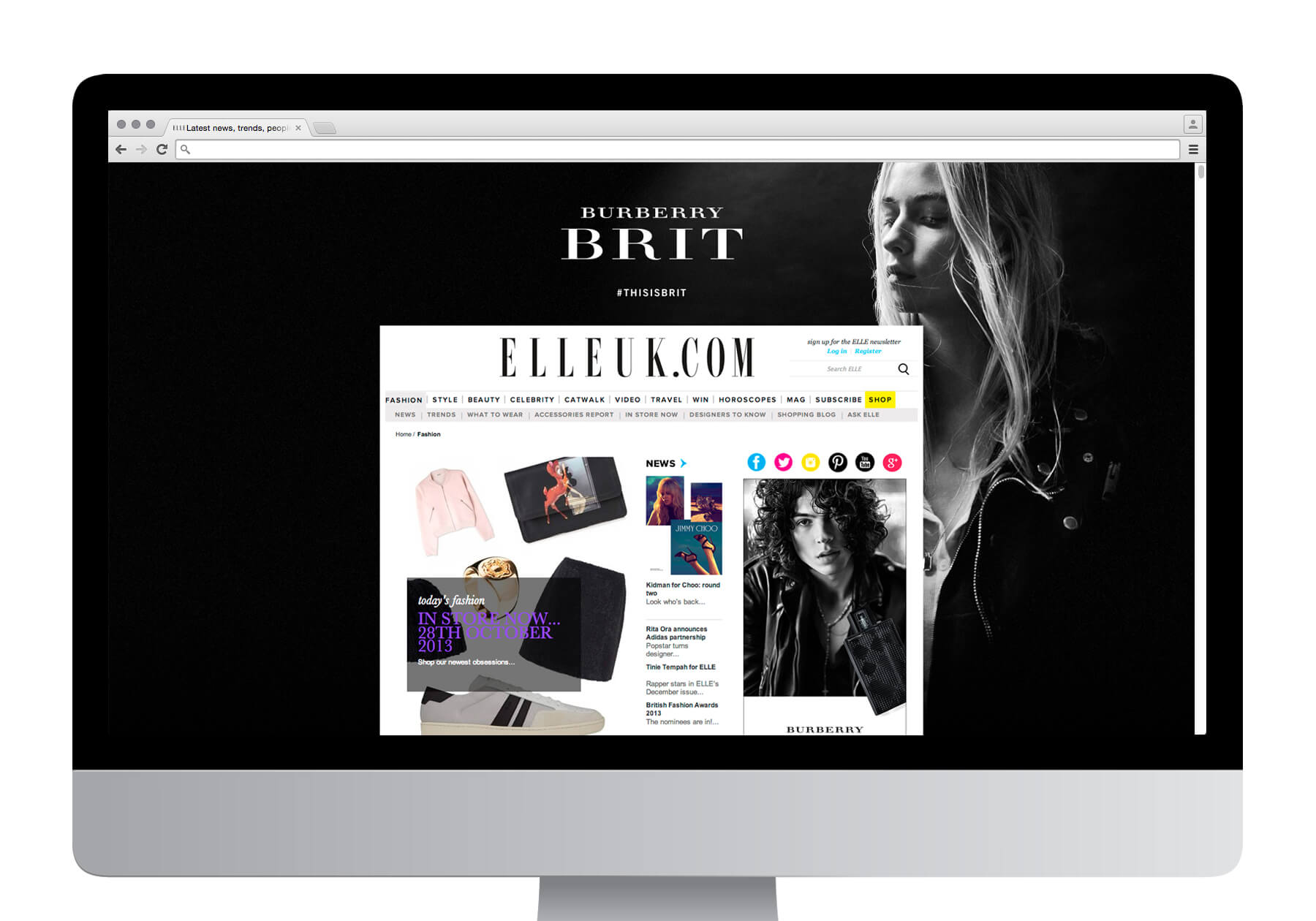 Burberry House of Brit Fragrance Online Media Wallpaper