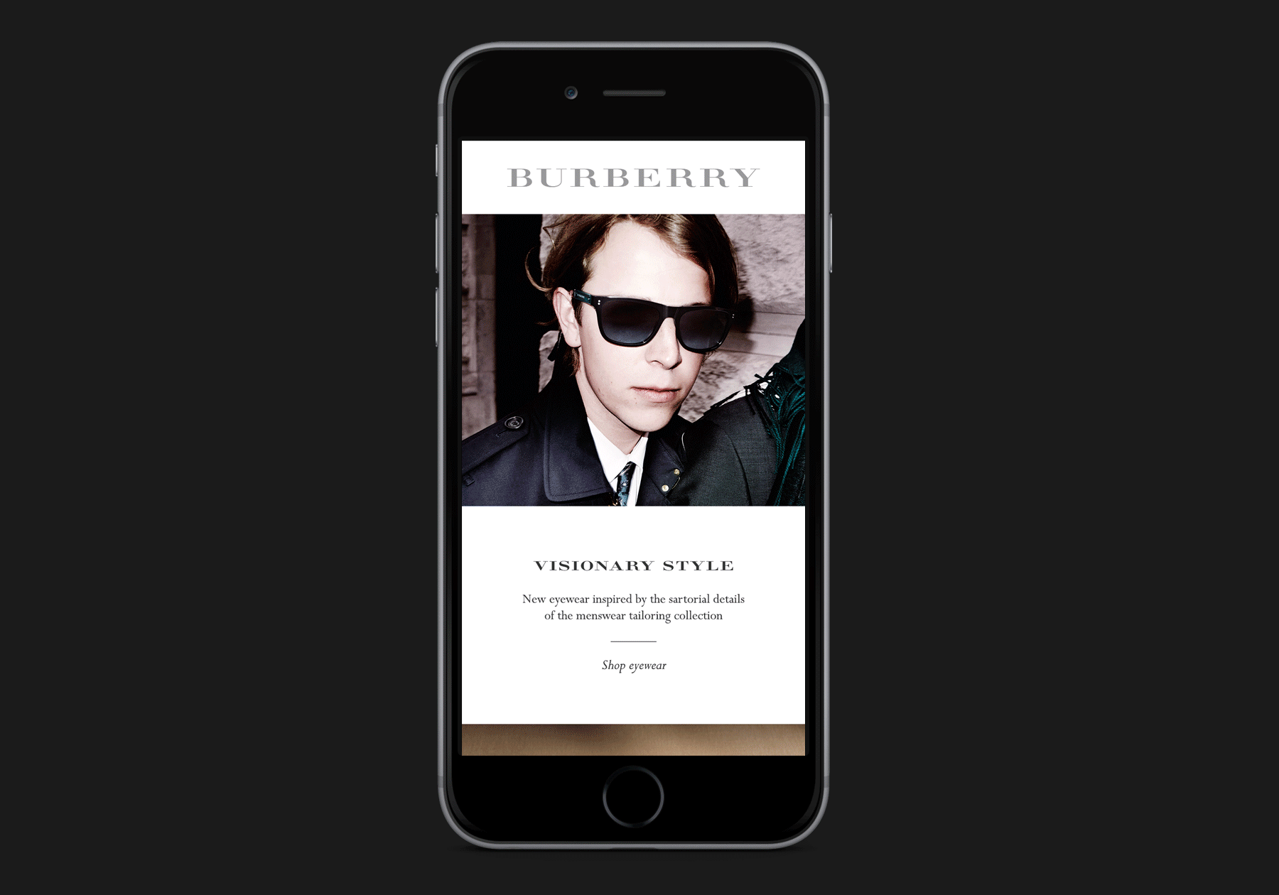 Burberry Eyewear Collection Email Mobile