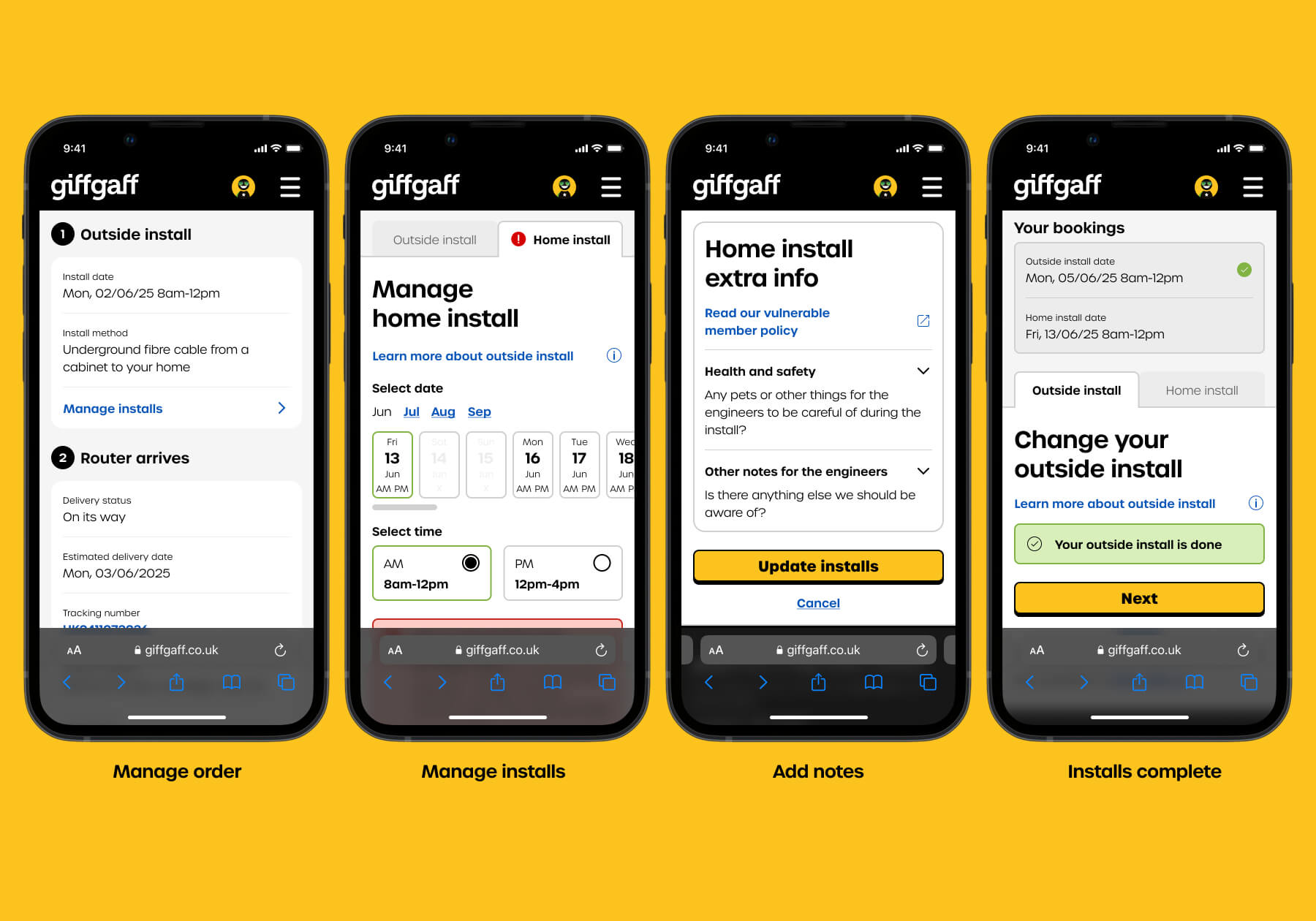 giffgaff manage install