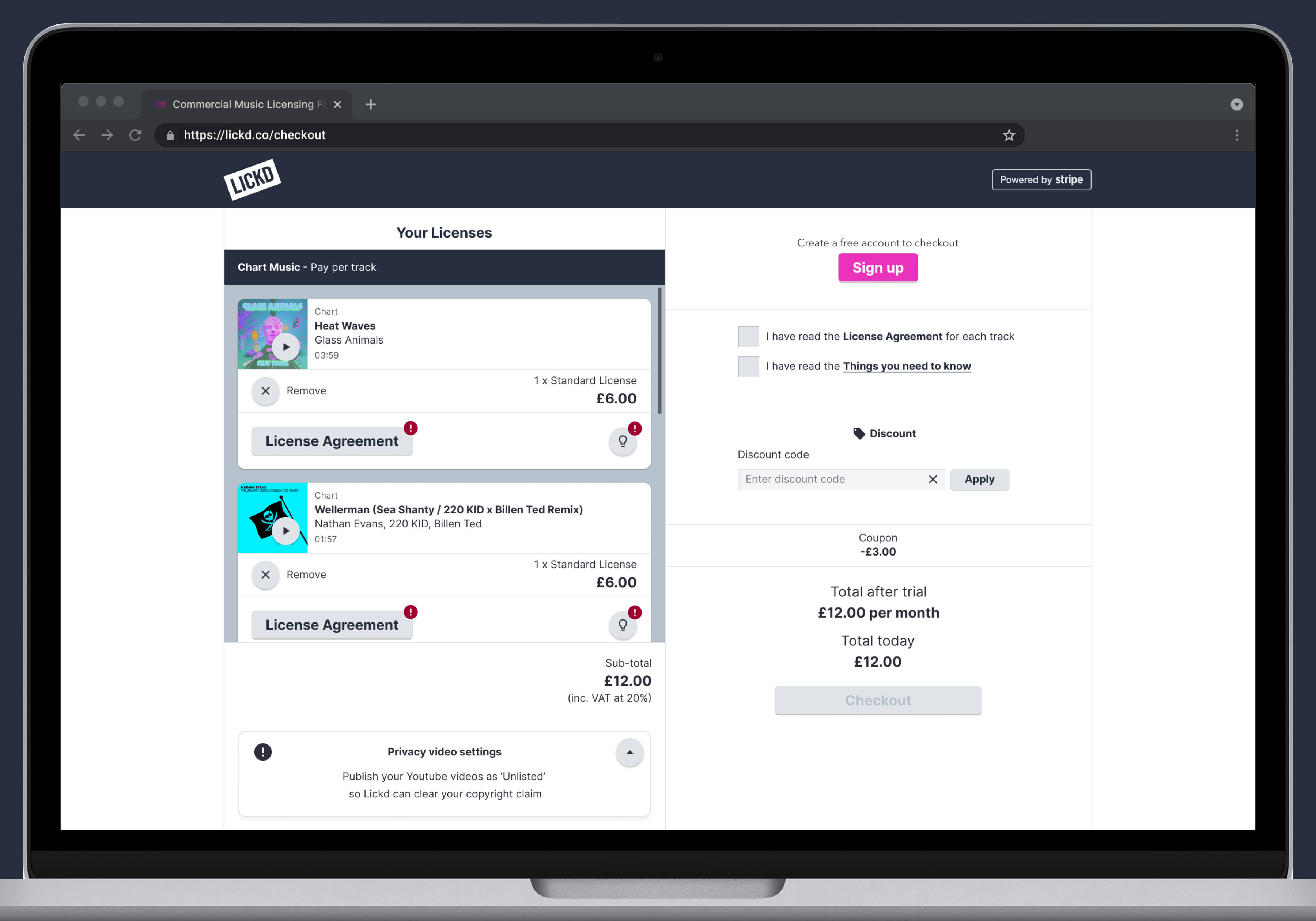 Desktop Designs - Checkout