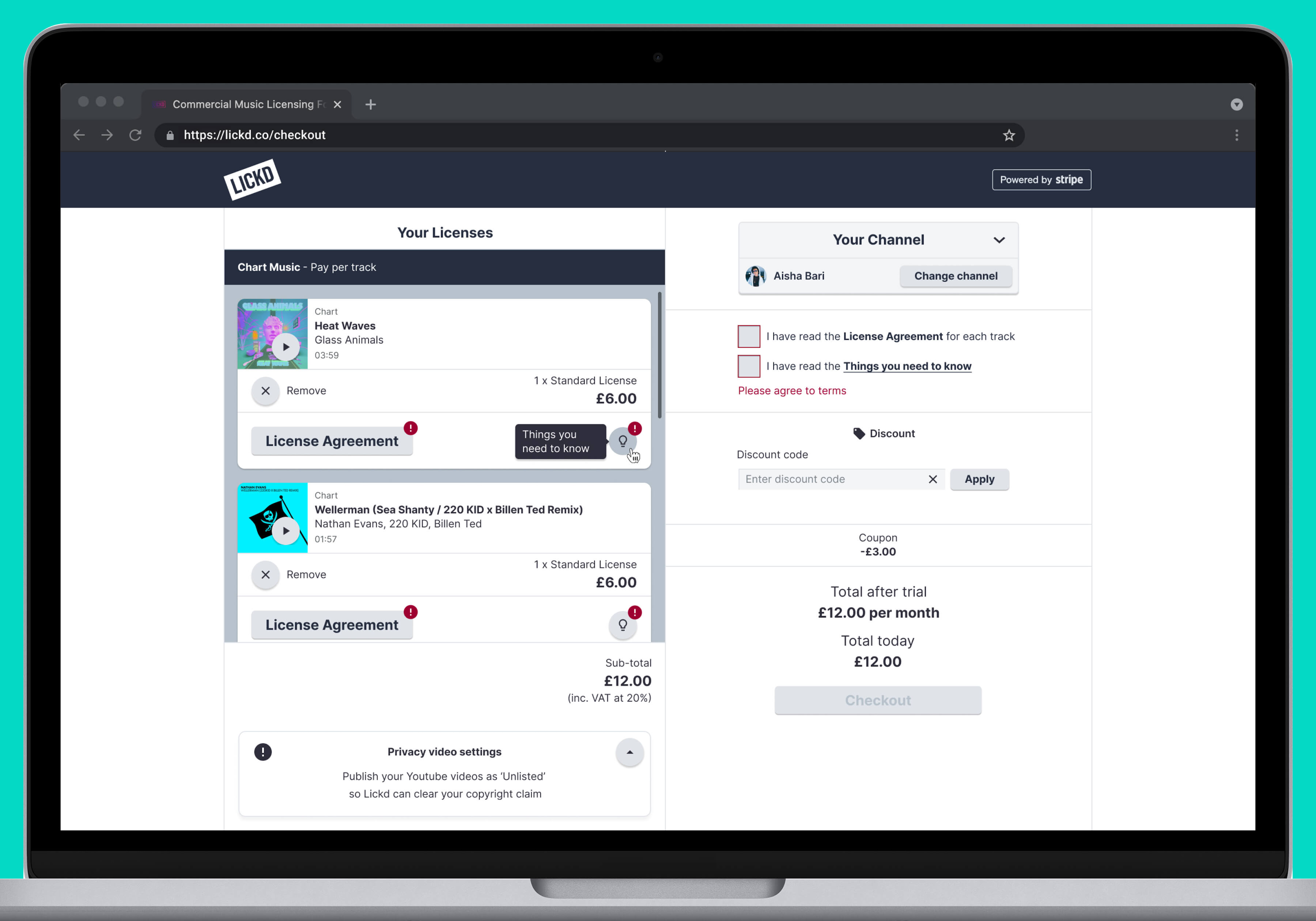 Desktop Designs - Checkout